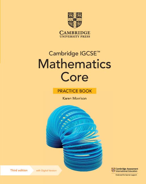 Cambridge IGCSE Maths Core Practice Book with Digital Access 3rd Edition