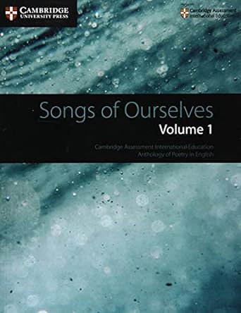 [9781108462266] Cambridge Songs of Ourselves Volume 1