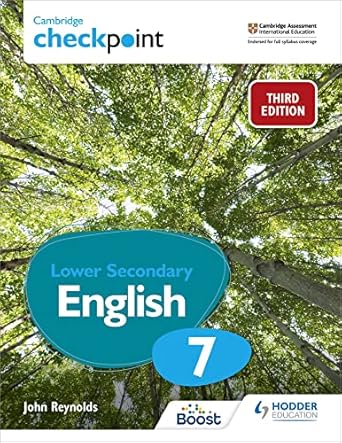 [9781398300163] Hodder Cambridge Checkpoint Lower Sec English 7 3ED