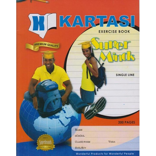 [ST00000000030] Kartasi Exercise books 200 pages Single Line 