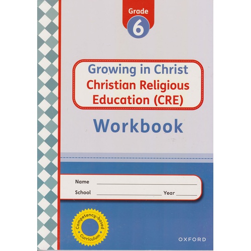 [9780195749748] OUP Growing in Christ CRE Workbook Grade 6