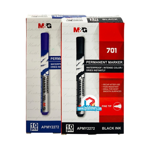 [ST00000000059] M&G Permanent Marker Black 10s